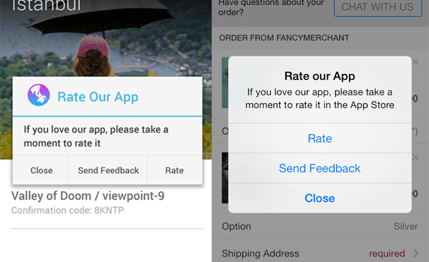 Rate Mobile App