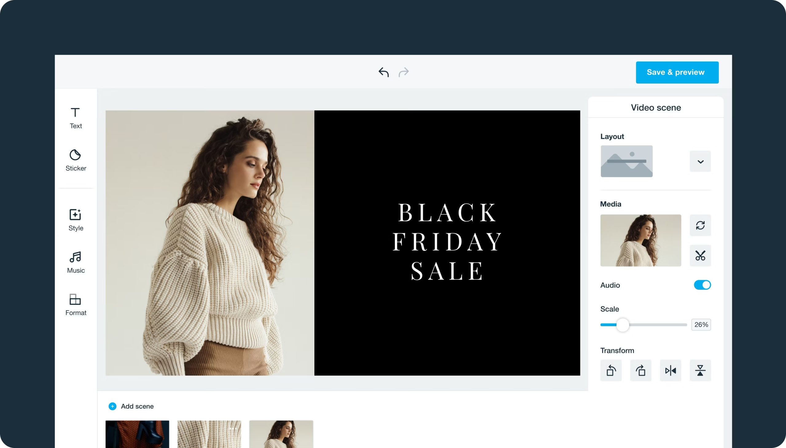 Landing Page for Black Friday Deal