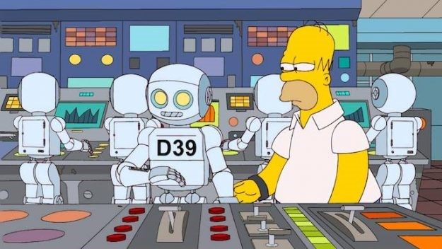 Robots working