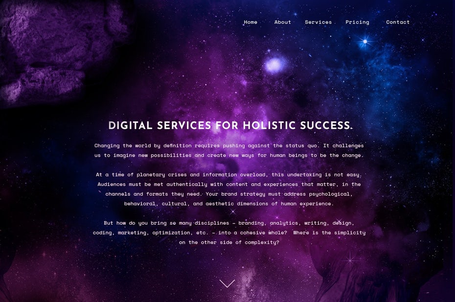 glowing-website